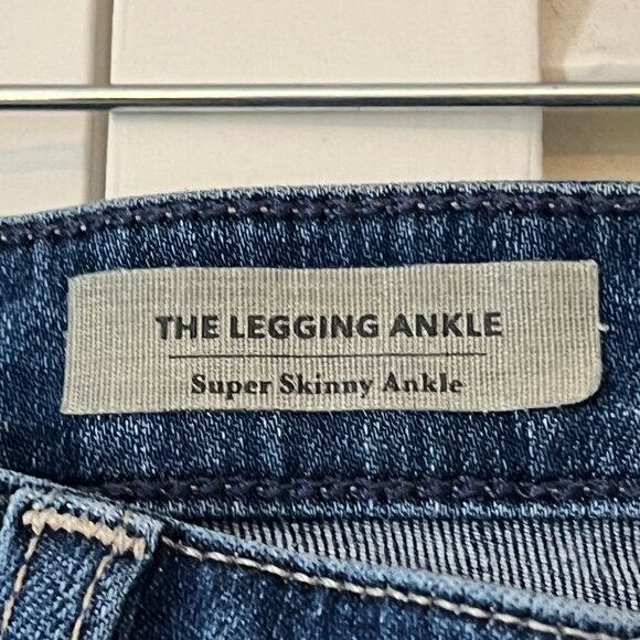 AG Adriano Goldschmied super skinny legging jean distressed 27 women - Picture 4 of 9